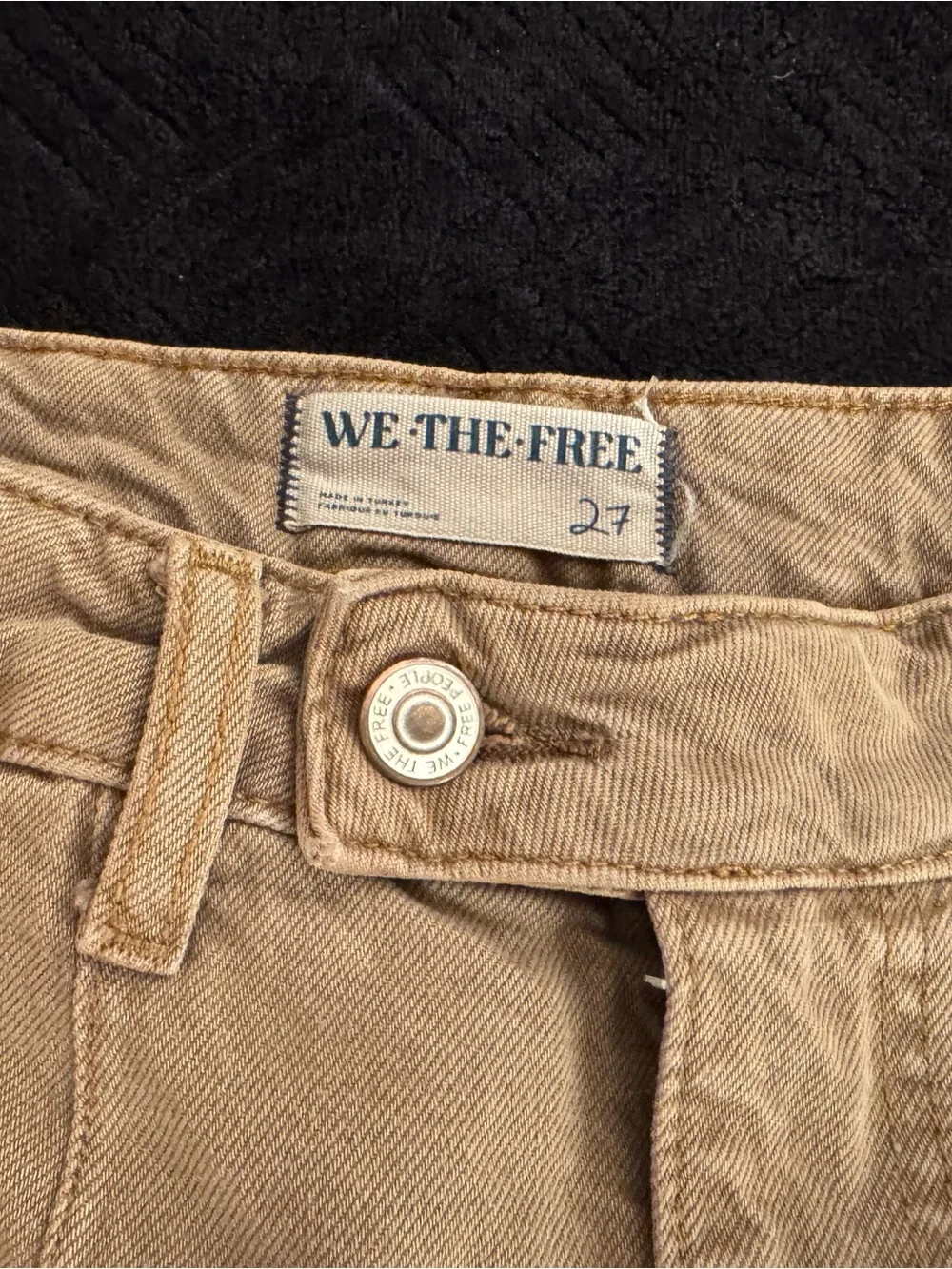 NWOT- We the Free - Gallivanting Peekaboo Skort- Size 27 - Chocolate Mousse
